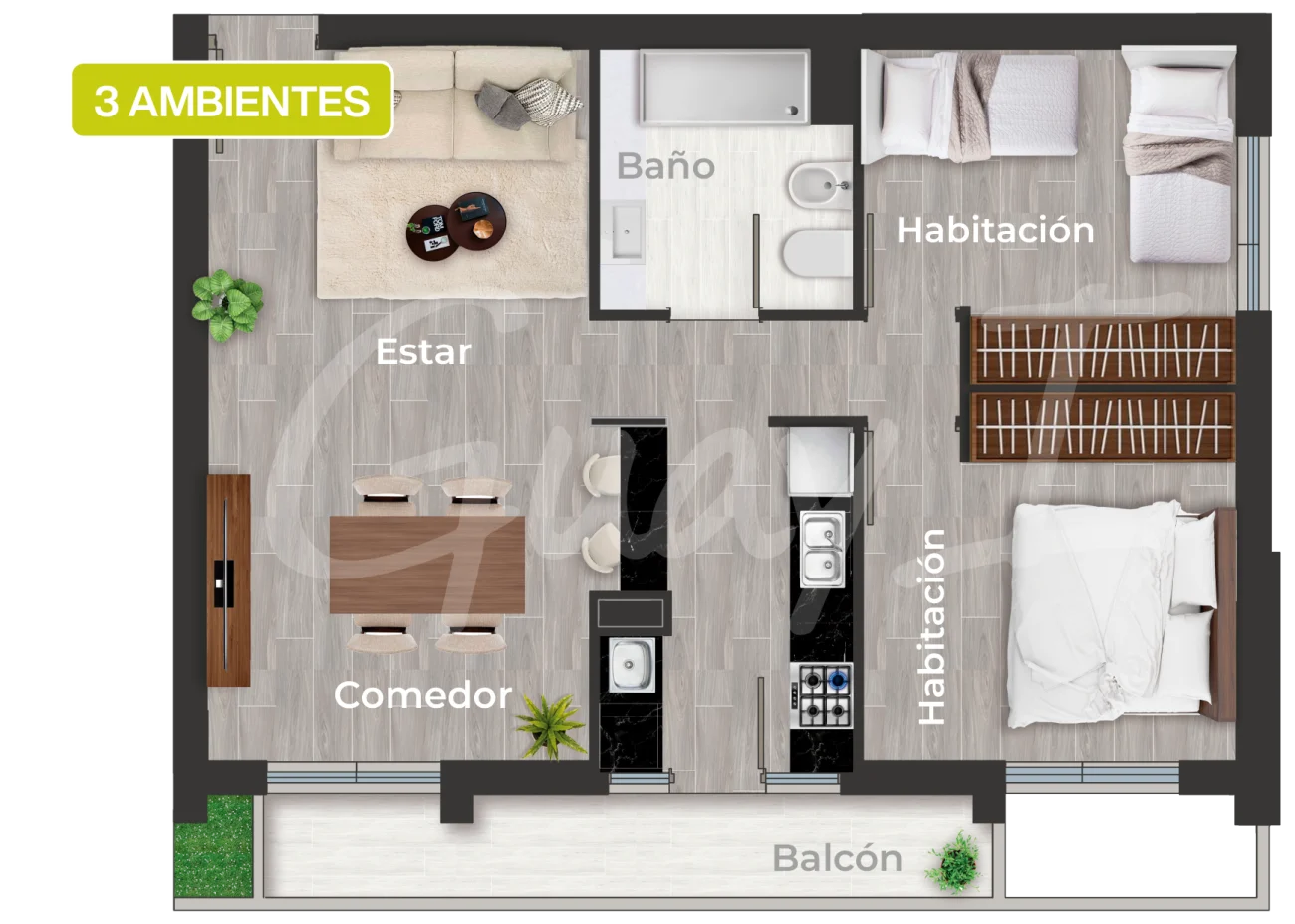 Planos y ambientes_2 AMB 1 copia 2